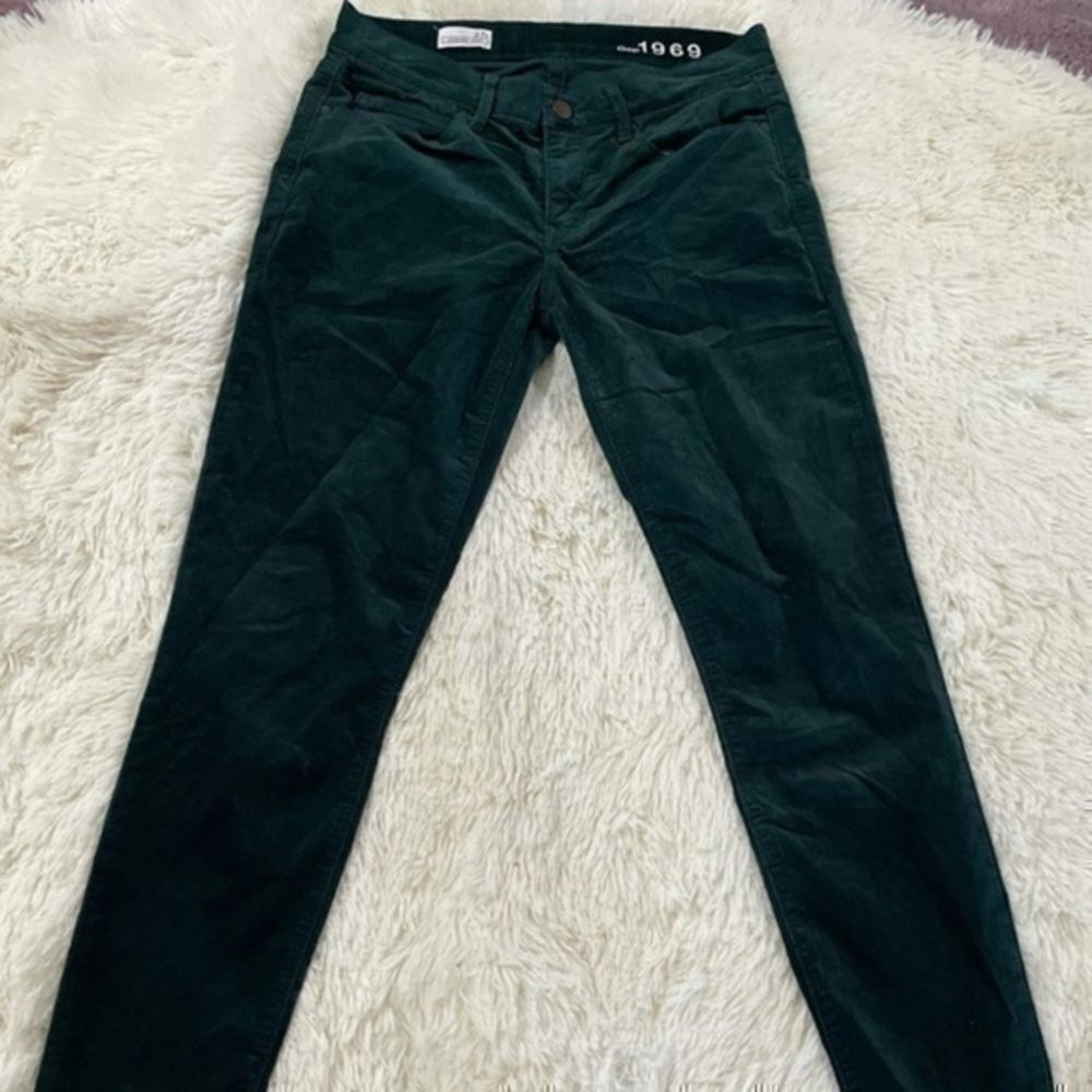EUC Dark Corduroy Gap legging jeans size 27 - Picture 1 of 9